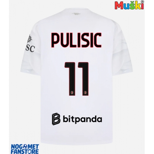 AC Milan Christian Pulisic #11 Gostujuci Dres 2026-27 Kratak Rukav